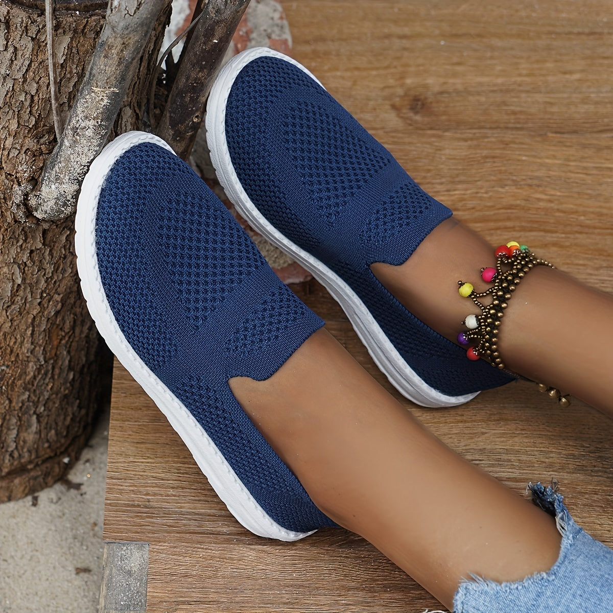 Women's Mesh Sneakers Slip On Lightweight Walking Shoes