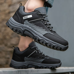 Men's Low Top Lace Up Sneakers for Outdoor Activities