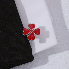 Four leaf Clover Button Cufflinks Shirt Sleeves Studs Accessories