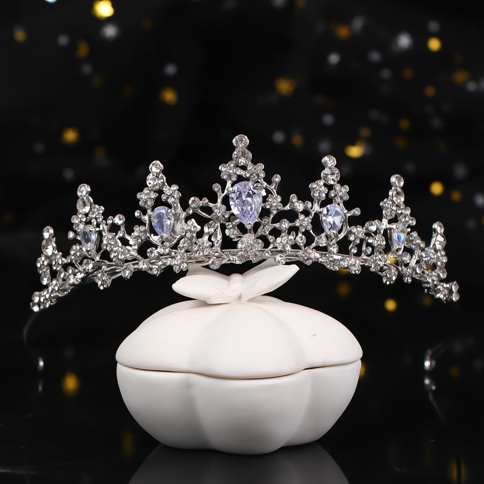 Zircon Rhinestone Headband Tiara Wedding Bridal Jewelry