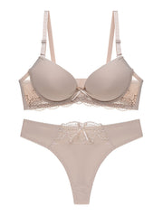 Sexy Lace Lingerie Set Comfortable Stretch Bra & Cheeky Panties