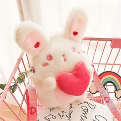 Cartoon Bunny Plush Bag Coin Purse for Girls