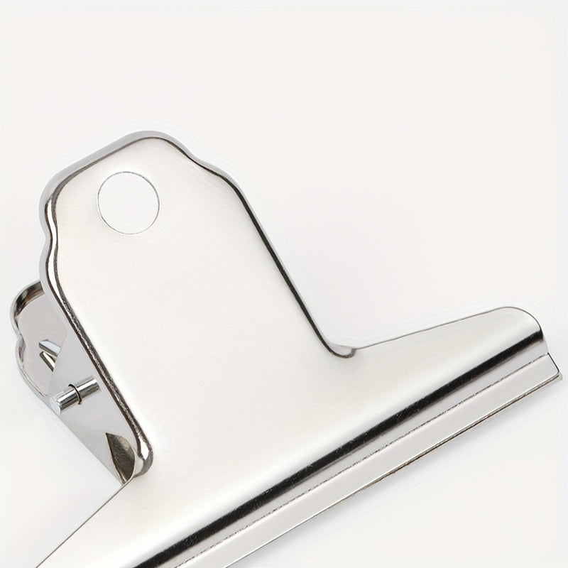 4pcs Stainless Steel Mountain Clip for Office File Storage