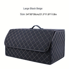 Car Trunk Organizer Storage Box Collapsible Auto Cargo Storage Container