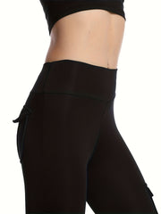 Slim Fit Climbing Cargo Pants Stretchy Sports Riding Women's Acti