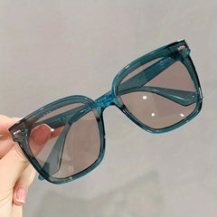 Large Jelly Frame Sunglasses UV400 Anti Light Glasses