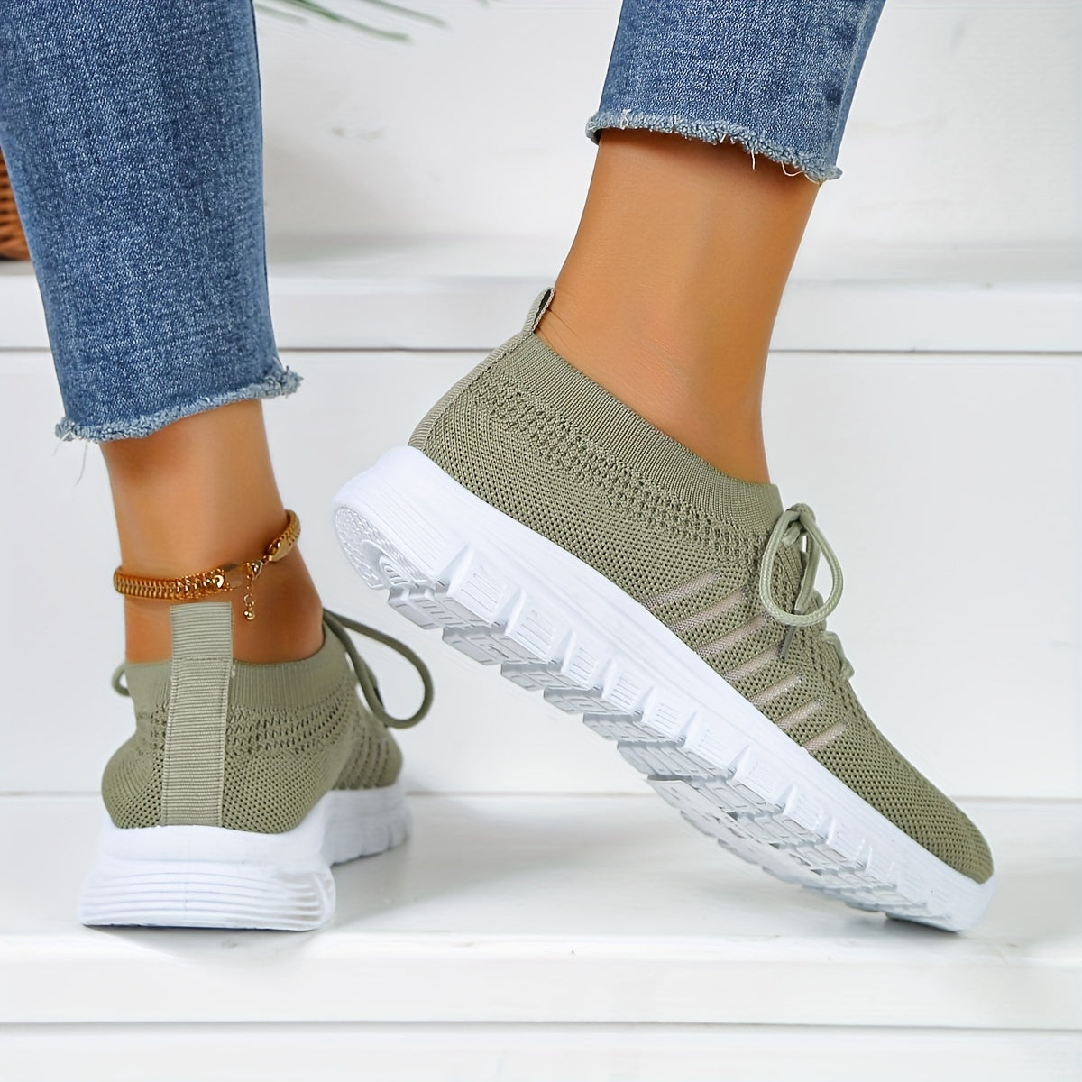 Women's Casual Mesh Sneakers Breathable Running Shoes