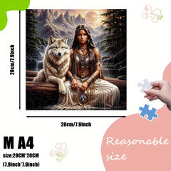 Wooden Animal Puzzles for Family Fun Christmas Halloween Birthday Adult Relax