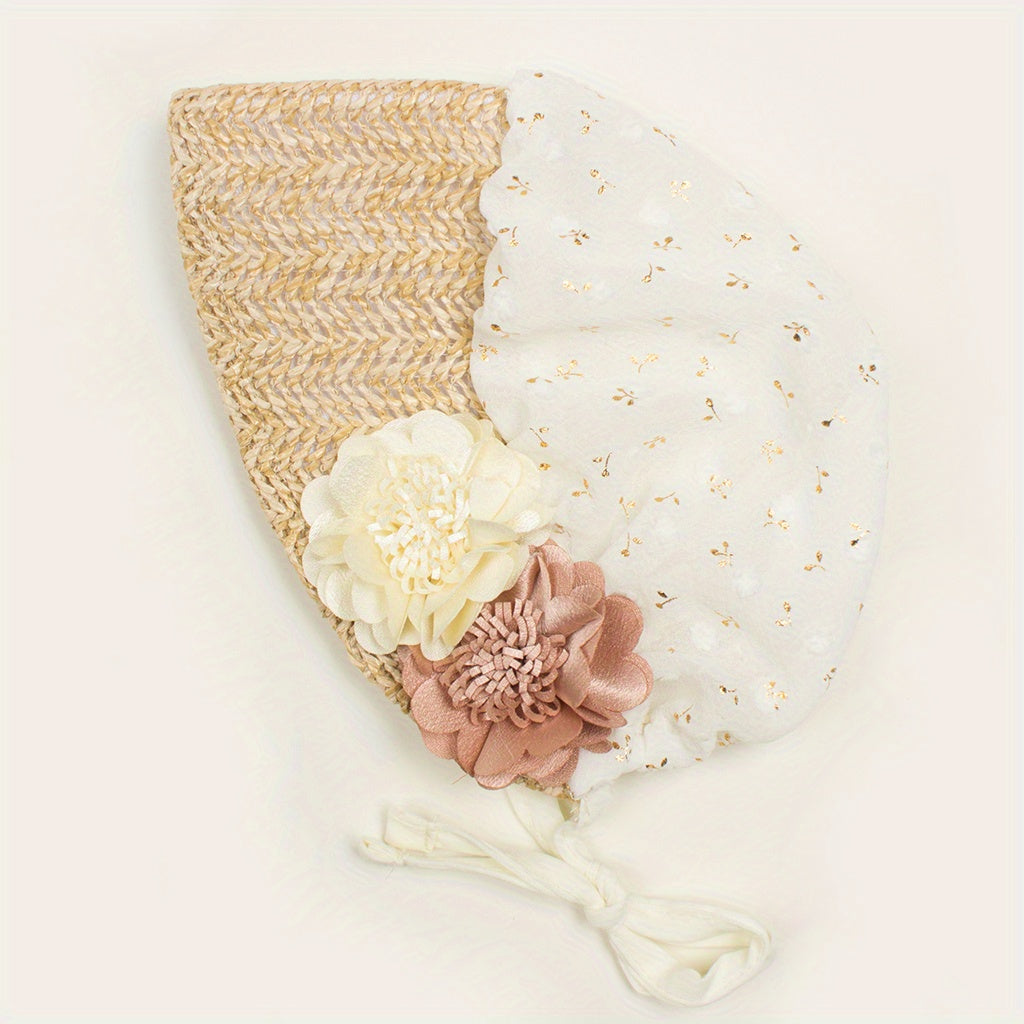 1pc Baby Lace Breathable Sun Hat Summer Thin Sweet And Princess Hat
