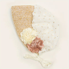1pc Baby Lace Breathable Sun Hat Summer Thin Sweet And Princess Hat