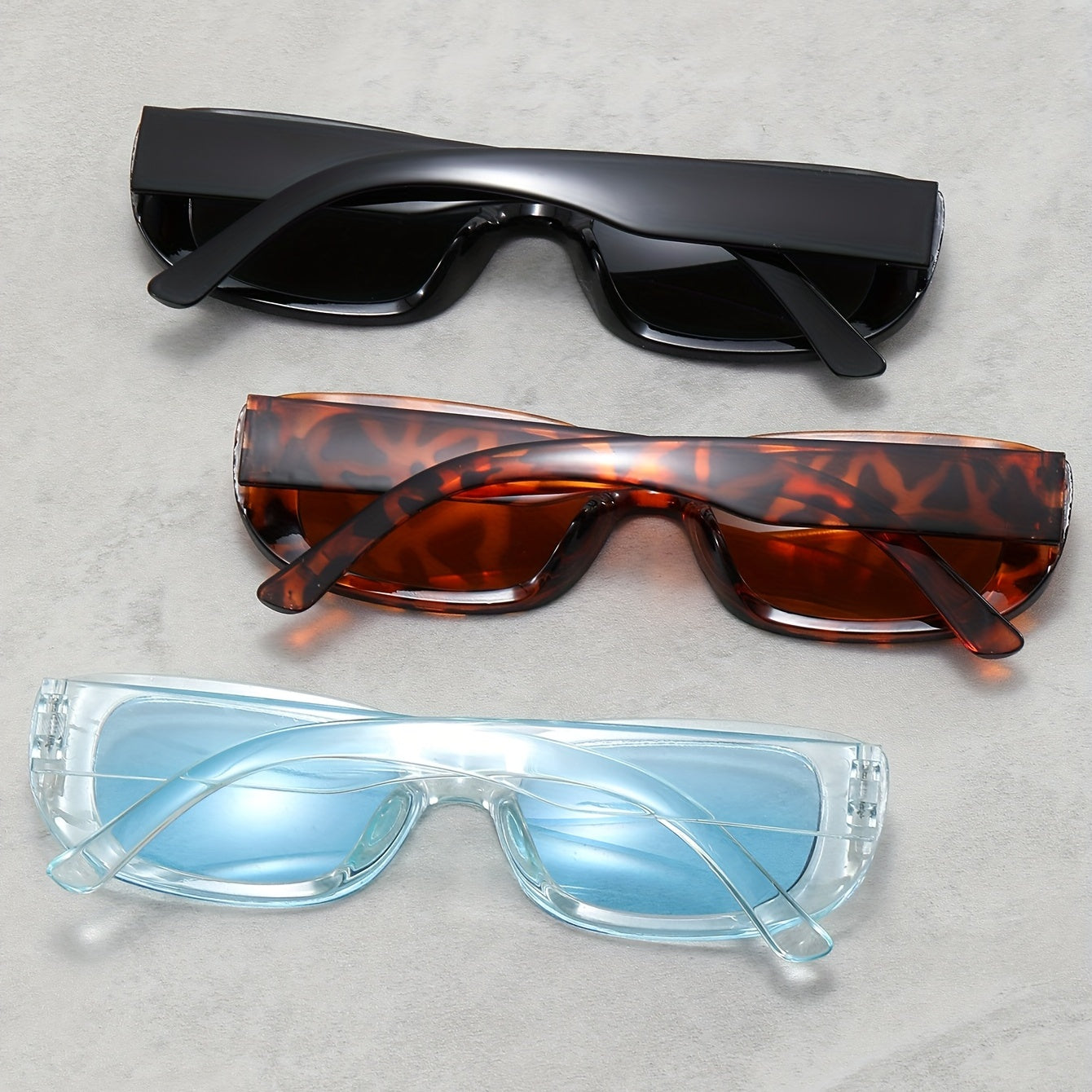 3 Pairs Men's Sunglasses UV Protection for Outdoor Sports