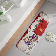 Soft Non Slip Halloween Floor Mat Bath Rug Machine Washable