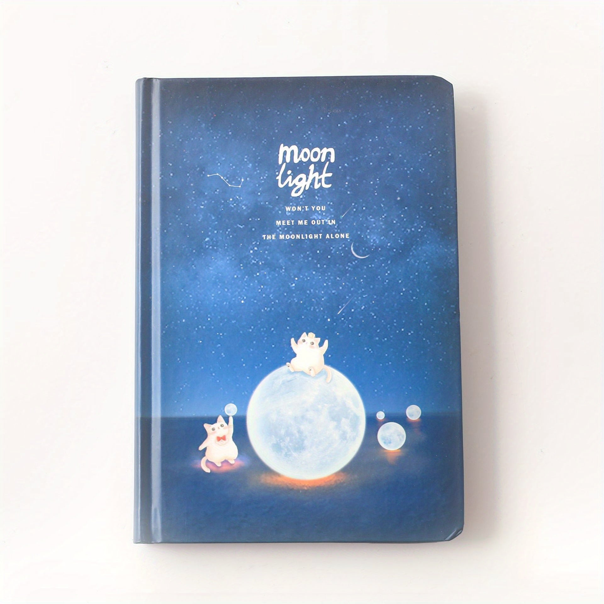 96 Sheets Moon Night Diary Book A5 Journal Nightlight DIY Notebook