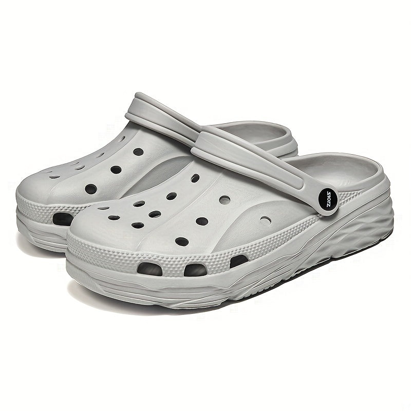 Men's Clog Sandals with Strap Casual Outdoor Walking Shoes
