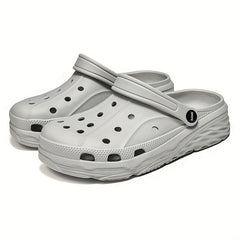 Men's Clog Sandals with Strap Casual Outdoor Walking Shoes