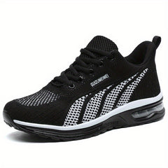 Women's Lace Up Running Shoes with Air Cushion - Outdoor Training Footwear