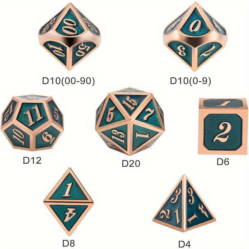 Stone Green Dice Retro Christmas Dice For Board Games