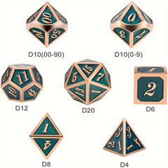 Stone Green Dice Retro Christmas Dice For Board Games