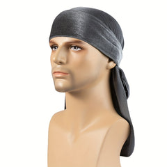 Velvet Durags For Men Long Tail Doo Rag Velvet Men Du Rag Bandana Durag