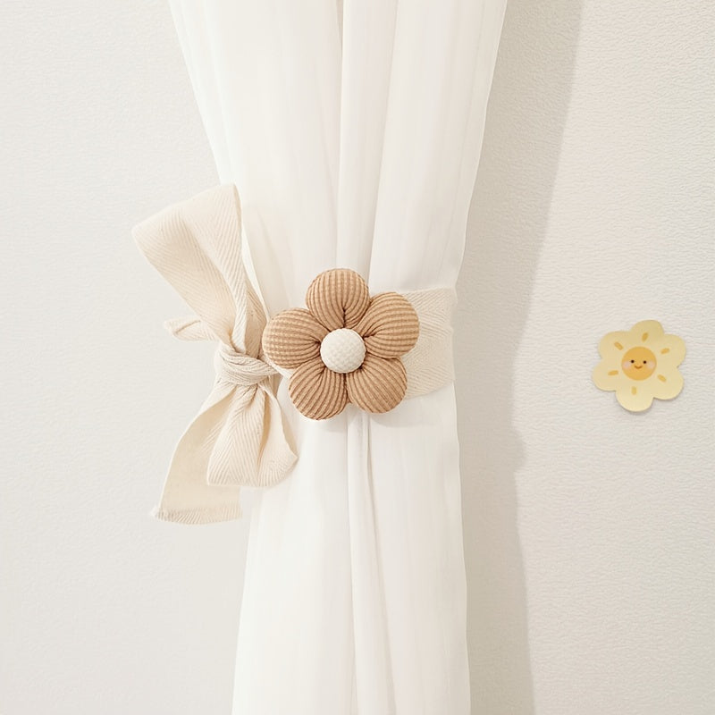Lovely Flower Children's Room Curtain Binding Decoration