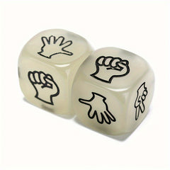 2pcs Funny Luminous Dice for Guessing Game and Drinking, Party Bar