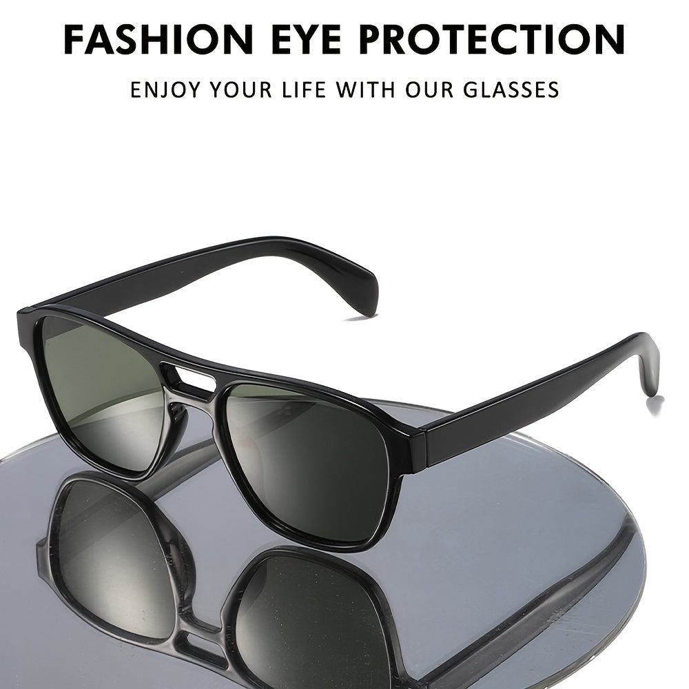 Large Box Neutral Sunglasses for Sports and Outdoor Activities