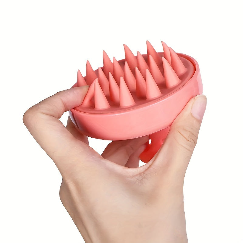 Silicone Scalp Massager Shampoo Brush with Shower Head Scrubber