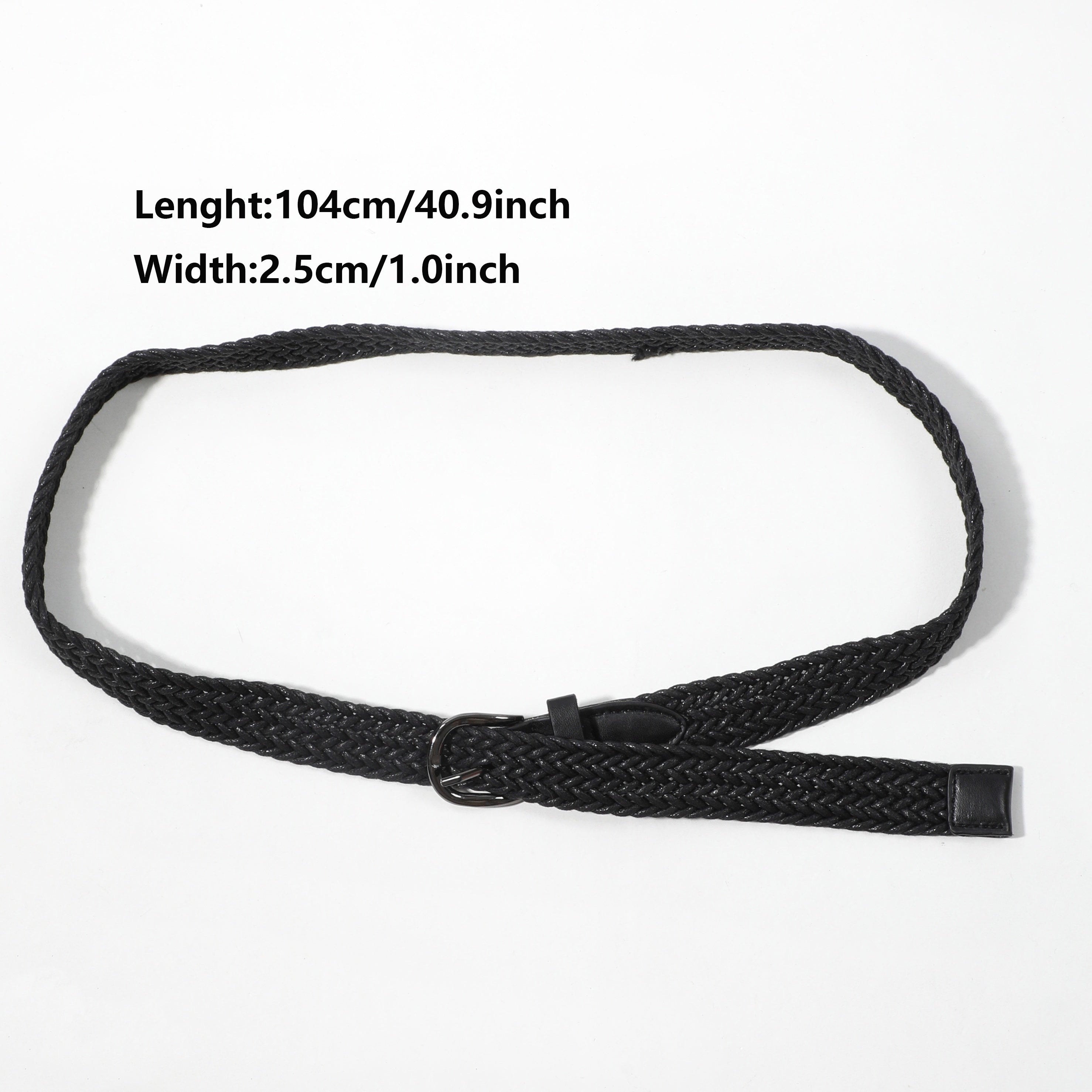 Casual Buckle Belt Holiday Dress Pants Decorative Waist Belt