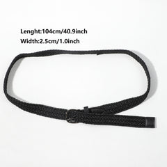 Casual Buckle Belt Holiday Dress Pants Decorative Waist Belt