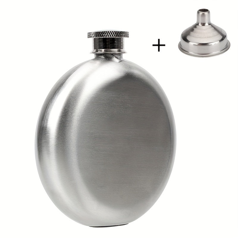 5 Oz Alcohol Flask Round Whiskey Flask Stainless Steel Wine Bottle