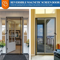 Magnetic Screen Door for Single Front Doors