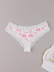 3 Pack Plus Size Panties Set Low Waisted Bikini Panties 3pcs Set