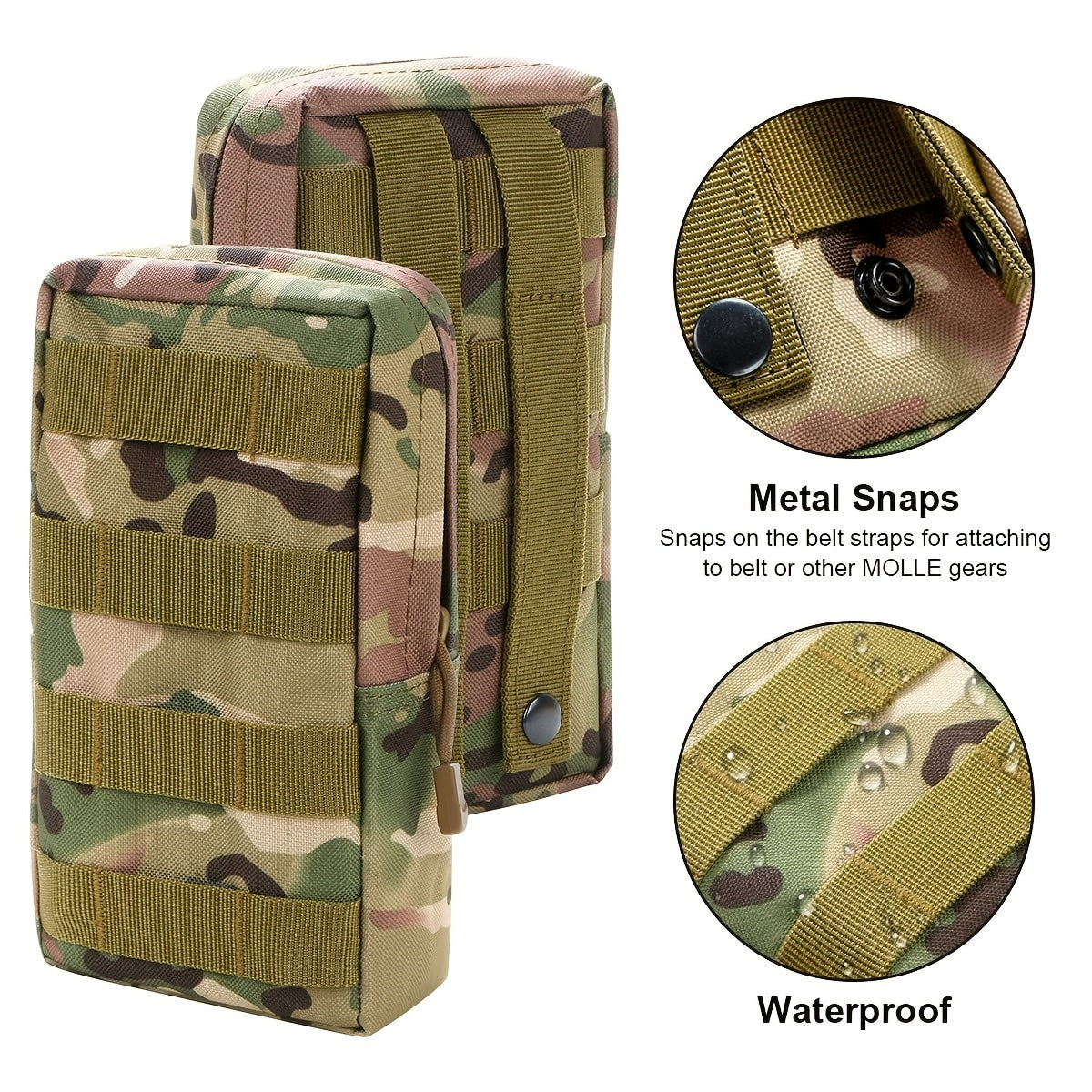 Durable Camo Chest Front Rig Pouch Mini Sports Chest Bag For Running