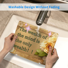 Inspirational Font Pattern Mouse Pad 20x24cm