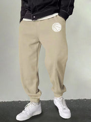 Men's Basketball Sweatpants Stretchable Loose Joggers Outdoor
