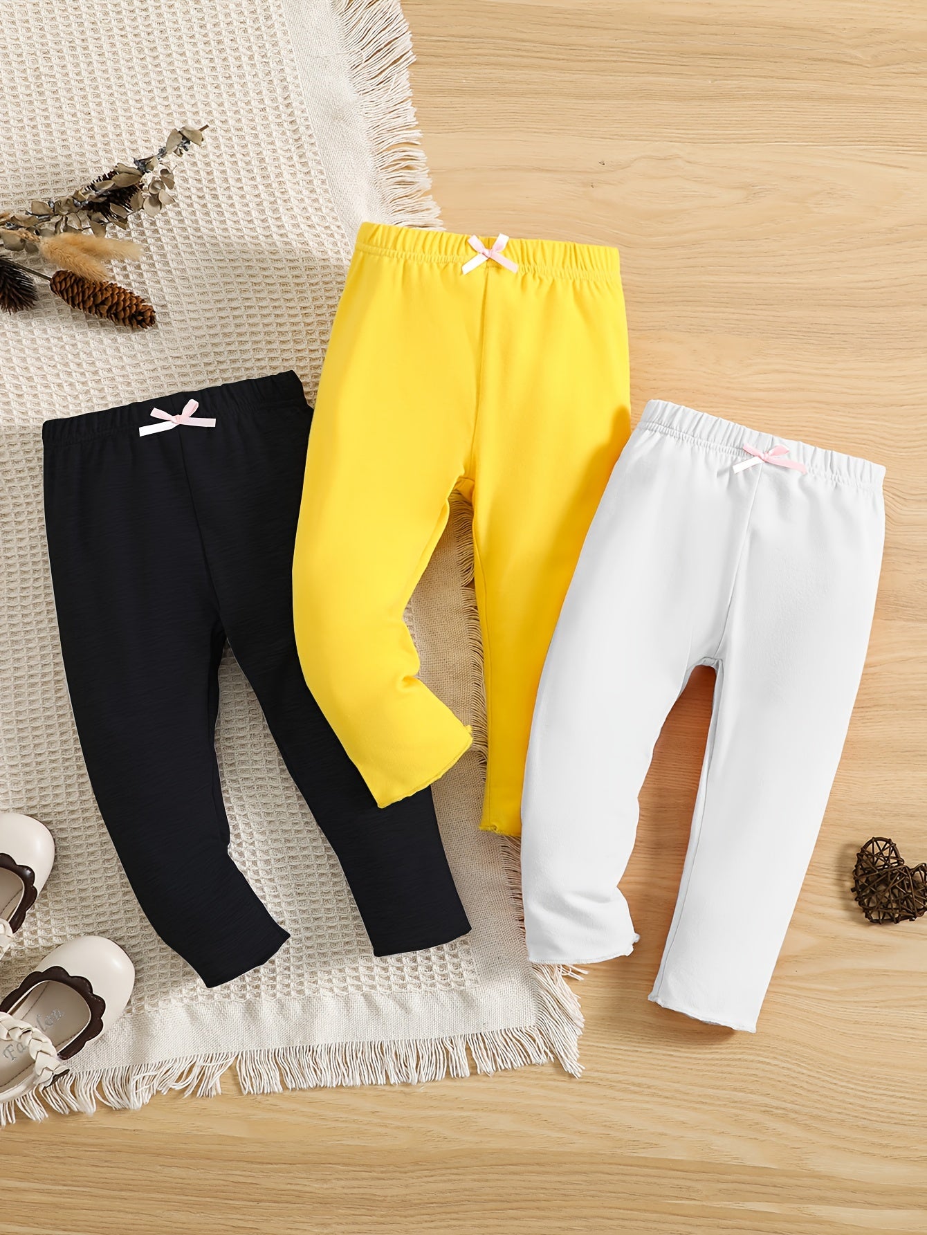 Infant Baby Girls Soft Leggings Solid Pants Kids Clothes
