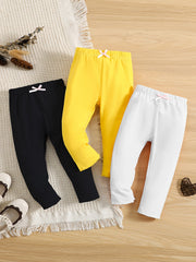 Infant Baby Girls Soft Leggings Solid Pants Kids Clothes