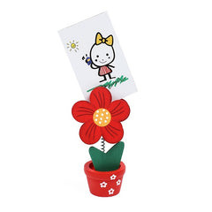 Cartoon Wooden Flower Pot for Photos Notes Messages 9.74-Inch