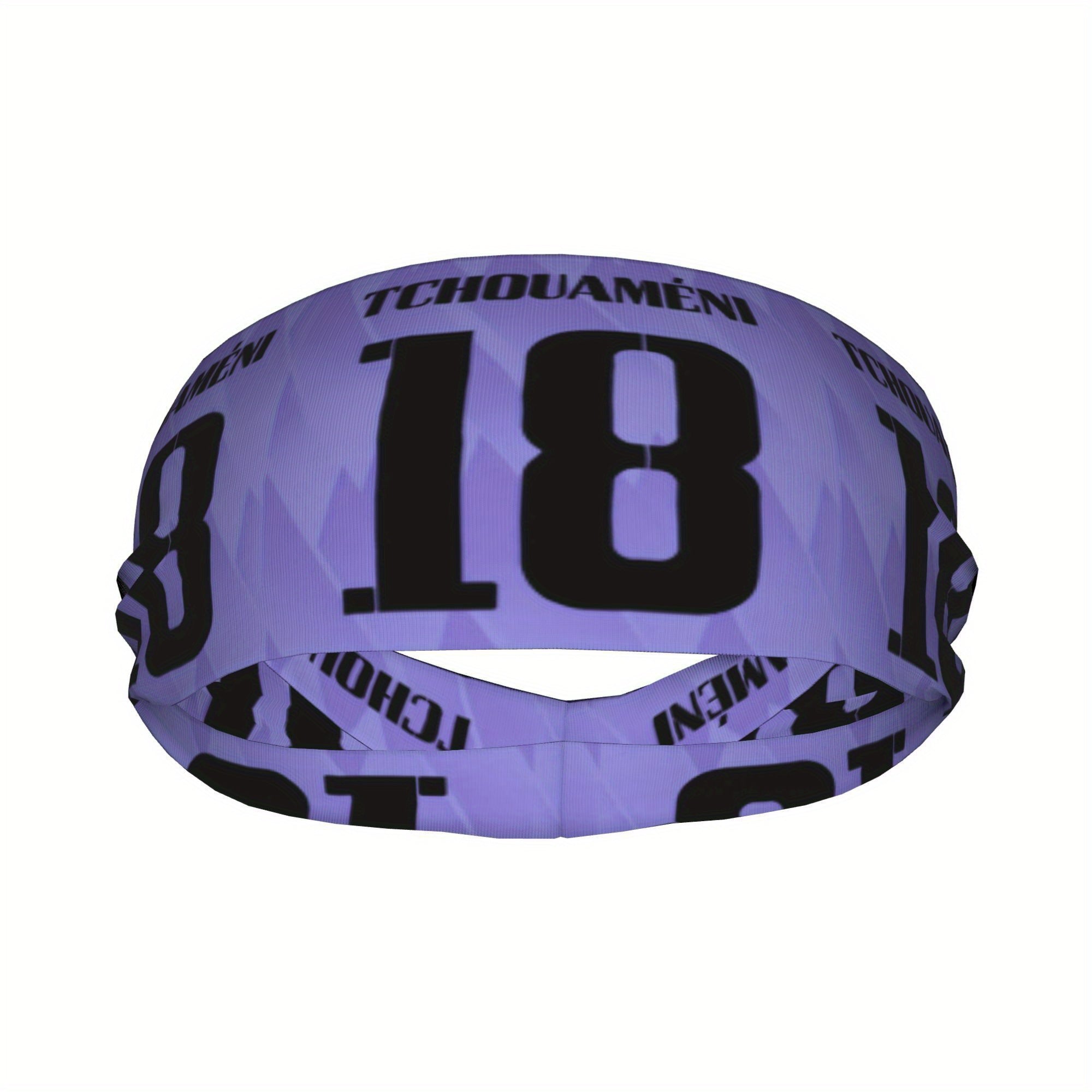 Messi Soccer Jersey Headband Purple '18' Sports Band