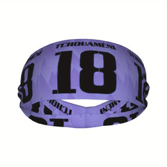 Messi Soccer Jersey Headband Purple '18' Sports Band