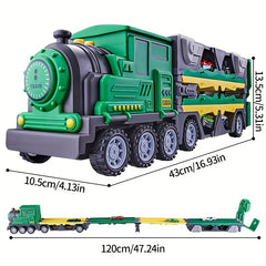 Ejection Deformation Track Large Truck Toy Car Combo
