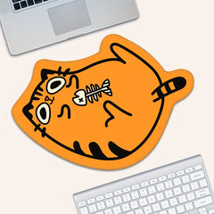 Cartoon Animal Shaped Leaf Non-slip Mouse Pad