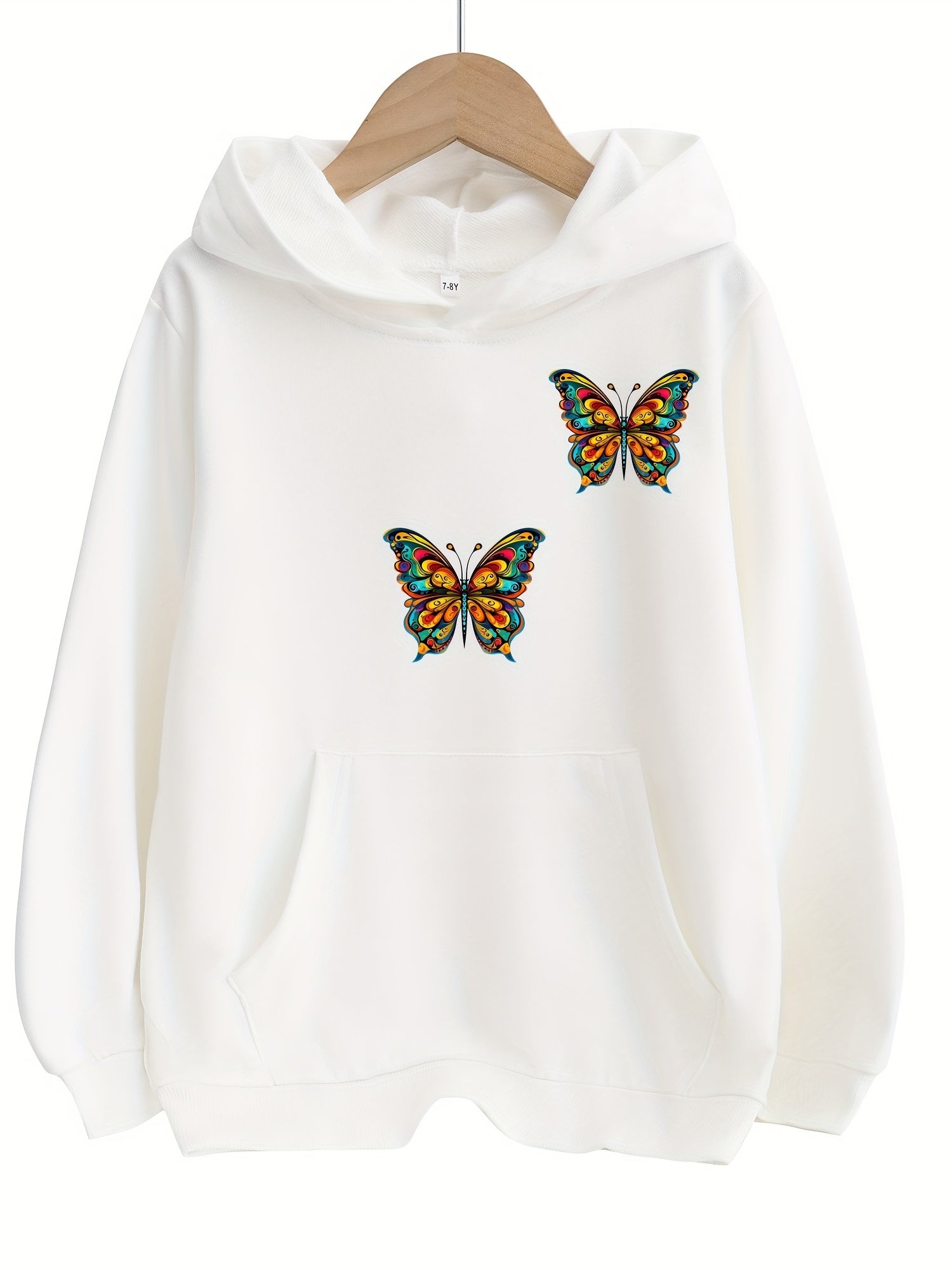 Animal Print Boys Casual Pullover Hoodie Long Sleeve Sweatshirt