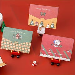 12pcs Christmas Greeting Card Assorted Styles Holiday Blessing Card Set