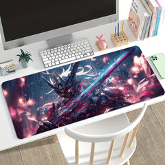 Anime Game Mecha Large Mouse Pad Non-slip Desk Writing Pad