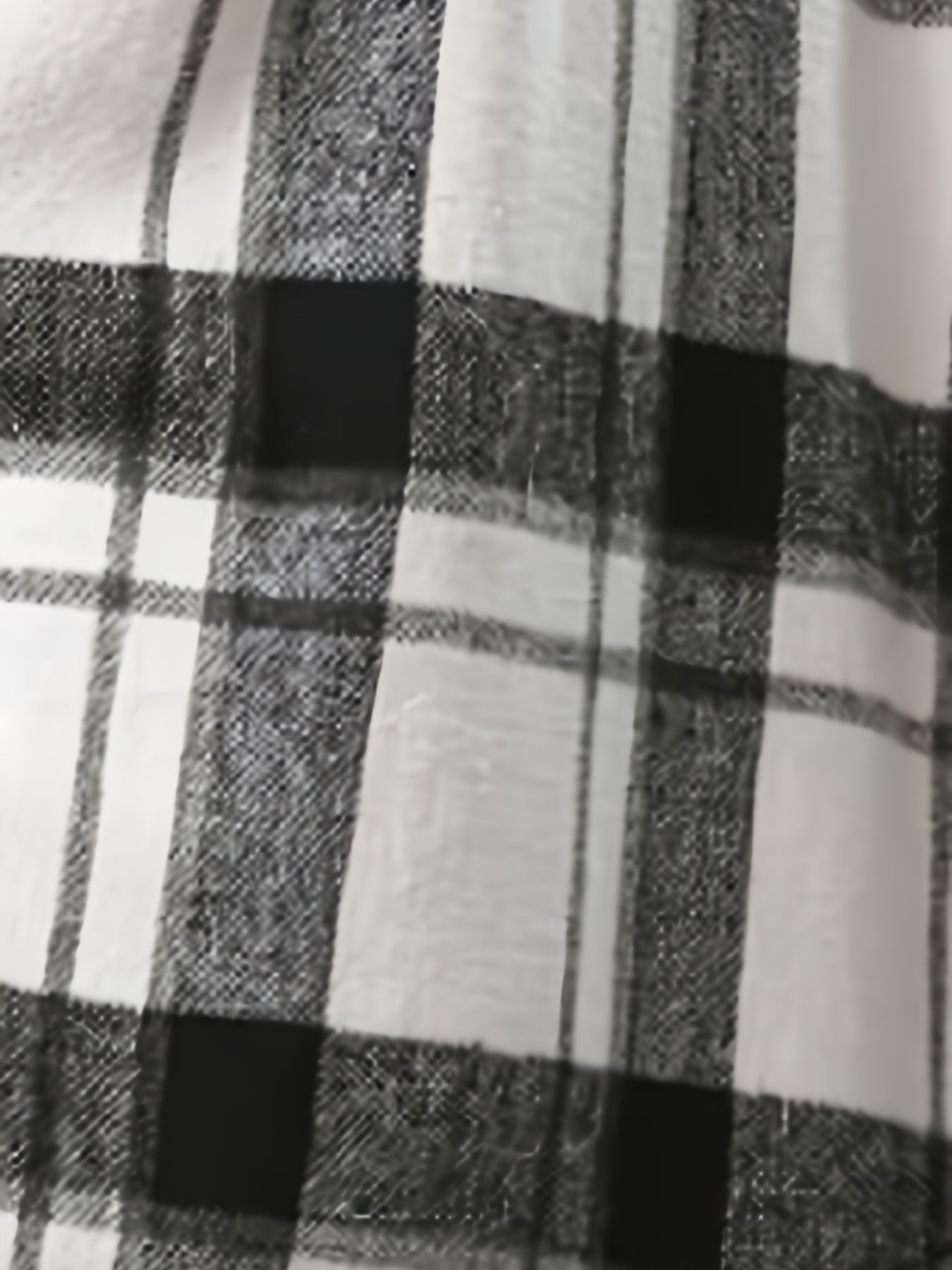 Plaid Long Sleeve Flannel Shirt Women's Casual Lapel Collar