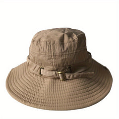 Adjustable Bucket Hat Women Casual Fisherman Cap Outdoor Sunscreen Travel Beach