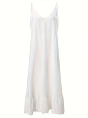 V Neck Loose Fit Beach Dress Women's Swimwear