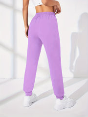 Elastic Waist Jogger Pants for Women