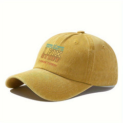 Adjustable Twill Baseball Cap for Outdoor Activities